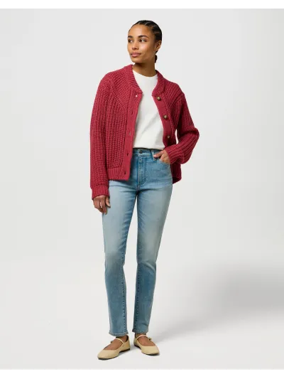 Wrangler - SIGN OFF TEE / WORN WHITE - Női póló