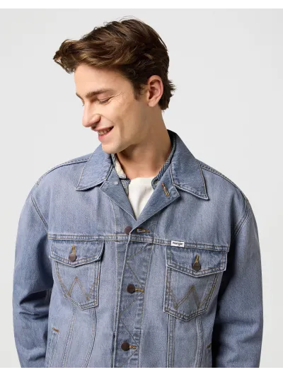 Wrangler - ANTI FIT JACKET / LIGHT ICE - Férfi dzseki