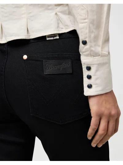 Wrangler - PIPER / RETRO BLACK - Női farmernadrág