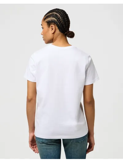 Wrangler - SIGN OFF TEE / WHITE - Női póló
