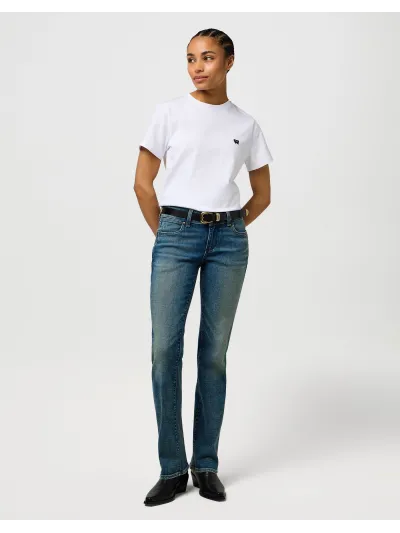 Wrangler - SIGN OFF TEE / WHITE - Női póló