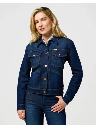 Wrangler - HERITAGE JACKET / WHIRLPOOL - Női dzseki