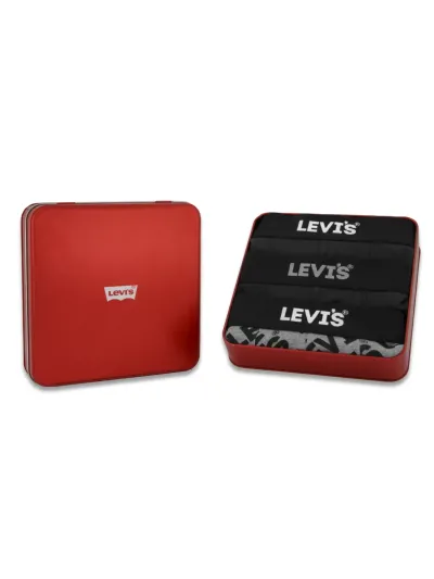 Levi's - Ajándékcsomag Fém dobozban - Férfi boxeralsó szett - 3 db