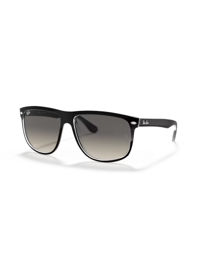 Ray-Ban napszemüveg - BOYFRIEND - TOP BLACK ON TRANSPARENT / GREY GRADIENT DARK GREY