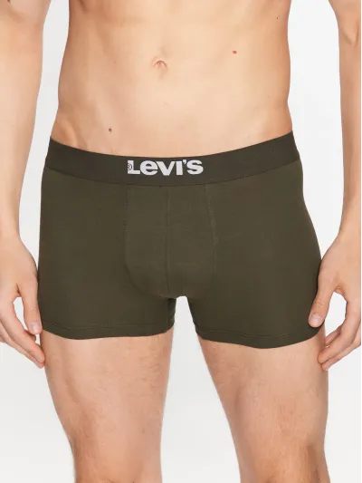 Levi's - Solid Basic Organic Trunk - Férfi boxeralsó szett - 2 db
