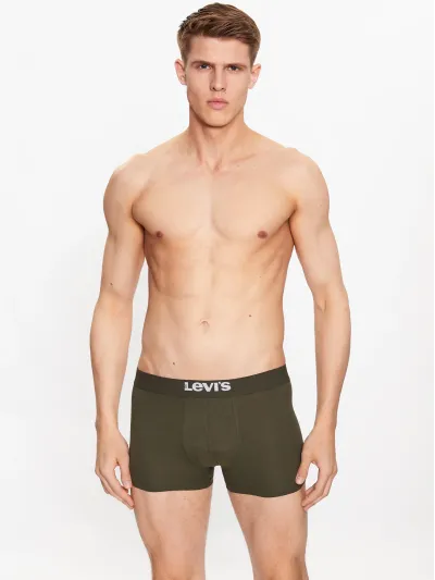 Levi's - Solid Basic Organic Trunk - Férfi boxeralsó szett - 2 db