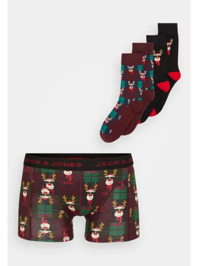 Jack & Jones - RUDOLPH - Férfi xmas giftbox szett - 3 db