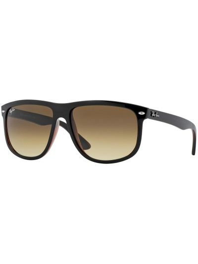 Ray-Ban napszemüveg - BOYFRIEND - TOP BLACK ON BROWN / BROWN GRADIENT DARK BROWN