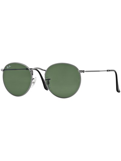 Ray-Ban napszemüveg - ROUND METAL - MATTE GUNMETAL / CRYSTAL GREEN