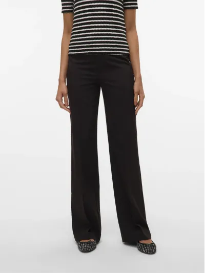 Vero Moda - TEXAS / Black - Elegáns Női nadrág