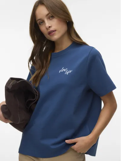 Vero Moda - VERA / Blue - Női póló