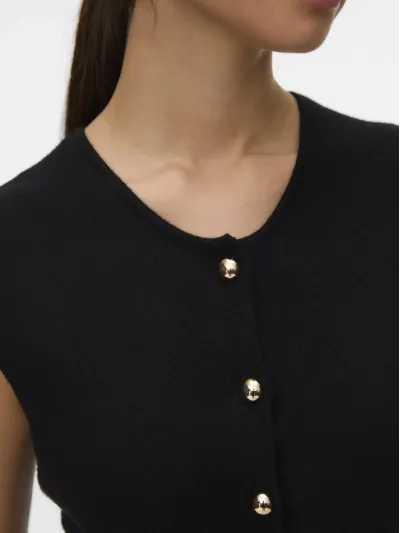 Vero Moda - SABA / Black - Női mellény