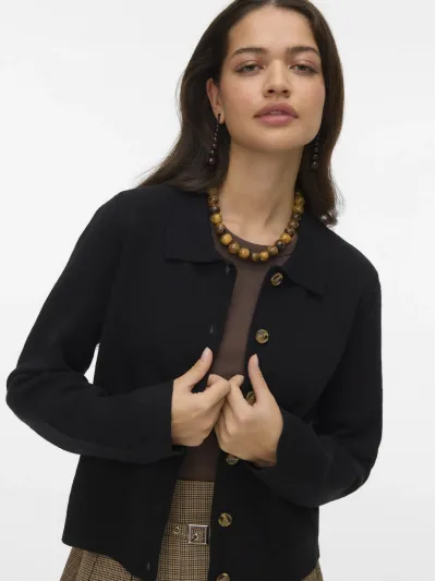 Vero Moda - RILEY / Black - Női felső