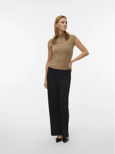 Vero Moda - VOOMA / Brown - Női póló