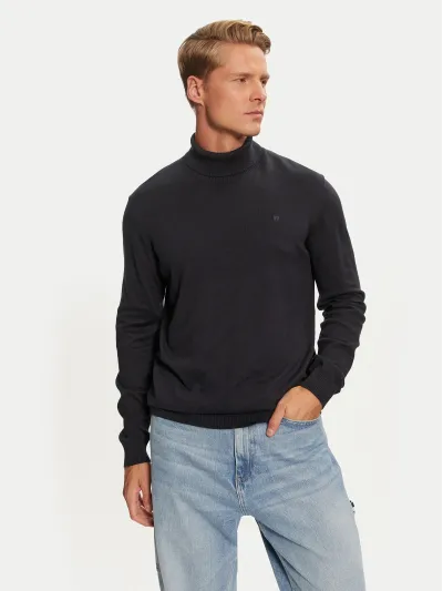Wrangler - Turtleneck / Dark Navy - Elegáns Férfi pulóver