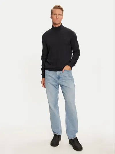 Wrangler - Turtleneck / Dark Navy - Elegáns Férfi pulóver