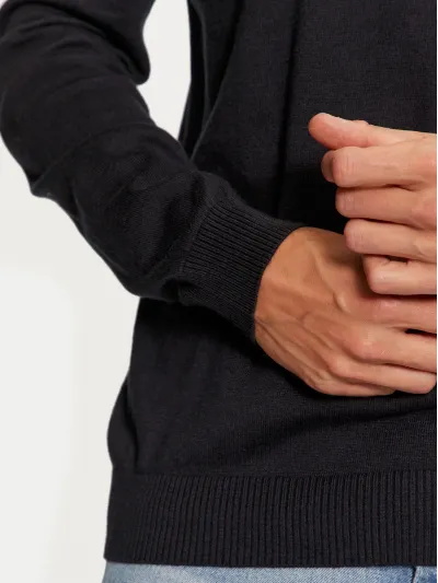 Wrangler - Turtleneck / Dark Navy - Elegáns Férfi pulóver