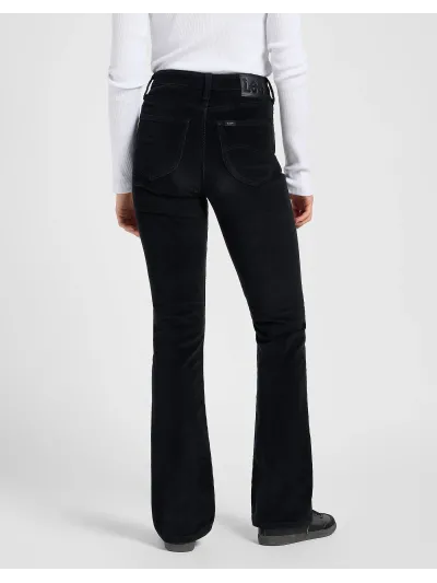 Lee - BREESE BOOT / BLACK - Női kordbársony nadrág