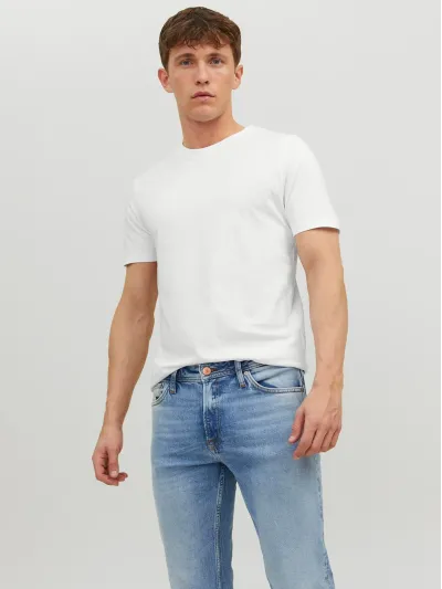 Jack & Jones - ORGANIC / White - Férfi póló