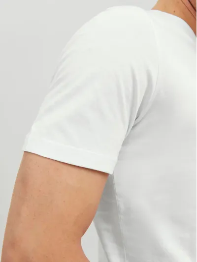 Jack & Jones - ORGANIC / White - Férfi póló