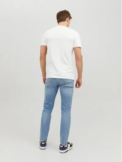 Jack & Jones - ORGANIC / White - Férfi póló