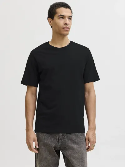 Jack & Jones - ORGANIC / Black - Férfi póló