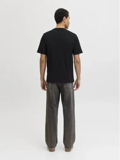 Jack & Jones - ORGANIC / Black - Férfi póló