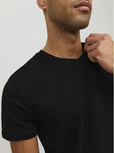 Jack & Jones - ORGANIC / Black - Férfi póló