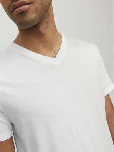 Jack & Jones - ORGANIC / White - Férfi póló