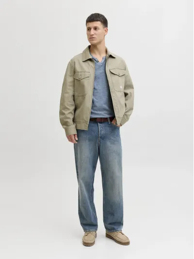 Jack & Jones - SPLIT / Grey - Férfi póló