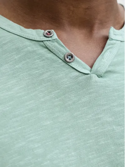 Jack & Jones - SPLIT / Turquoise - Férfi póló