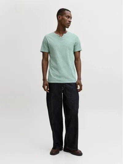 Jack & Jones - SPLIT / Turquoise - Férfi póló
