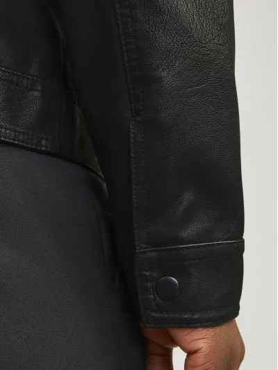 Jack & Jones - WARNER / Black - Férfi dzseki