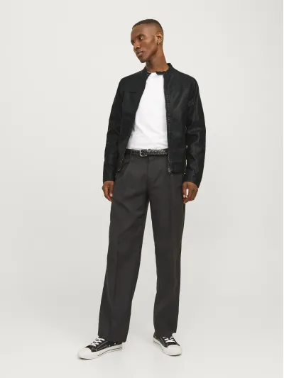 Jack & Jones - WARNER / Black - Férfi dzseki