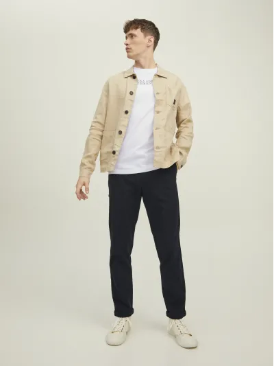 Jack & Jones - BLUARCHIE / White - Férfi póló