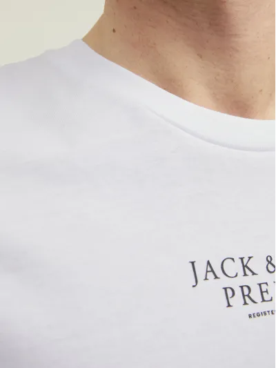 Jack & Jones - BLUARCHIE / White - Férfi póló