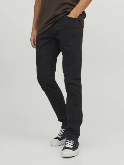 Jack & Jones - GLENN / Black - Férfi farmernadrág