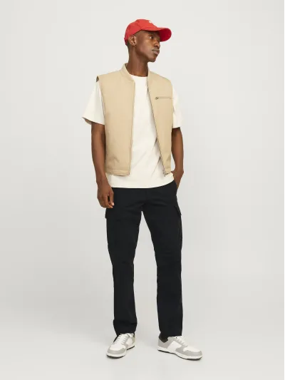 Jack & Jones - KANE / Black - Sportos Férfi nadrág