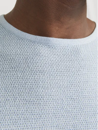 Jack & Jones - GEORGE / Blue - Elegáns Férfi pulóver