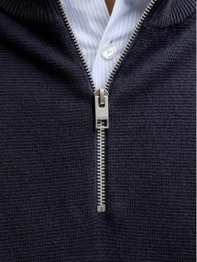 Jack & Jones - BLAMILANO / Blue - Elegáns Férfi pulóver