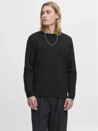 Jack & Jones - ORGANIC / Black - Férfi póló