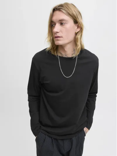 Jack & Jones - ORGANIC / Black - Férfi póló