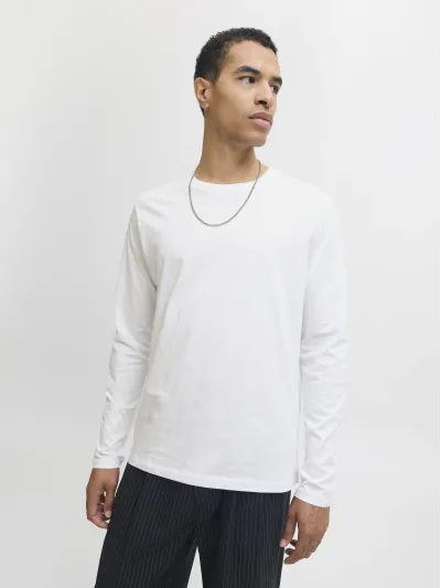 Jack & Jones - ORGANIC / White - Férfi póló