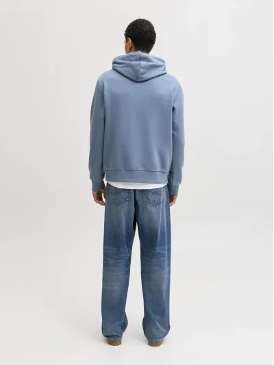 Jack & Jones - LOGO / Grey - Sportos Férfi pulóver