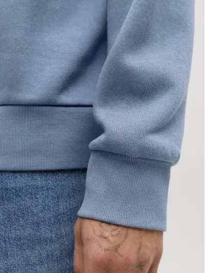 Jack & Jones - LOGO / Grey - Sportos Férfi pulóver