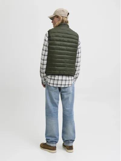Jack & Jones - BRADLEY / Green - Férfi mellény