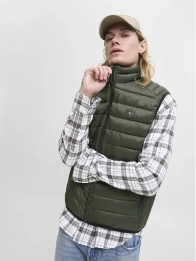 Jack & Jones - BRADLEY / Green - Férfi mellény