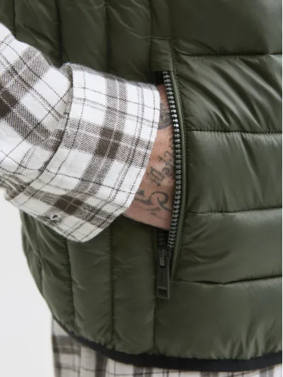Jack & Jones - BRADLEY / Green - Férfi mellény