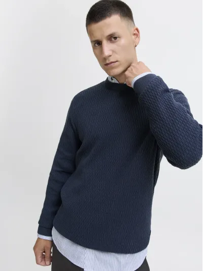 Jack & Jones - LAREAGAN - Férfi pulóver Jack & Jones - LAREAGAN - Férfi pulóver