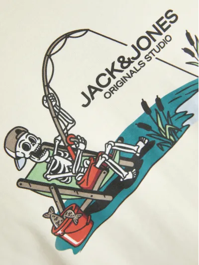Jack & Jones - SKULL - Férfi póló